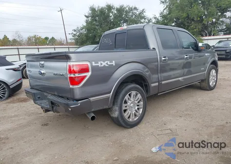 2012 Ford F-150 Platinum z USA, uszkodzony, nr VIN 1FTFW1ET4CFC02374